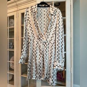 Reformation Alaine silk dress in Frequency NWT 6